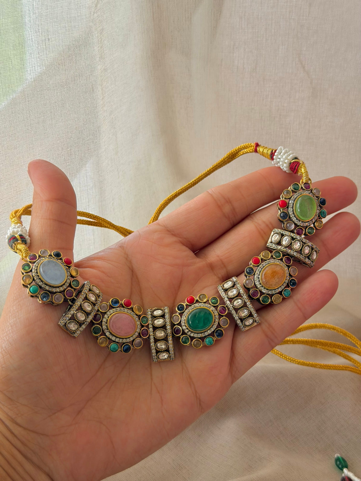 Navira Multicolour Fusion Necklace Set