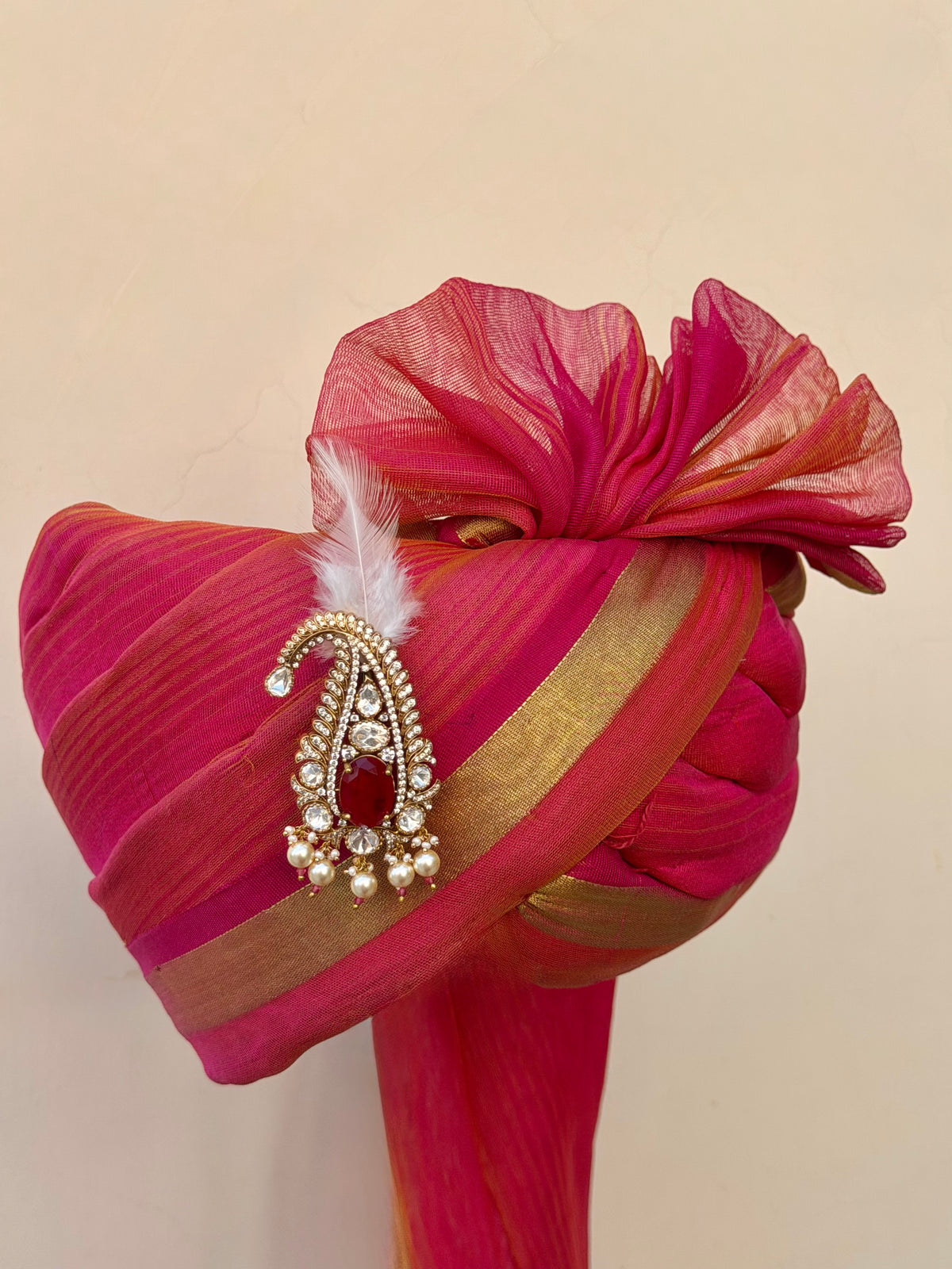 Advay Polki Kalgi for Groom