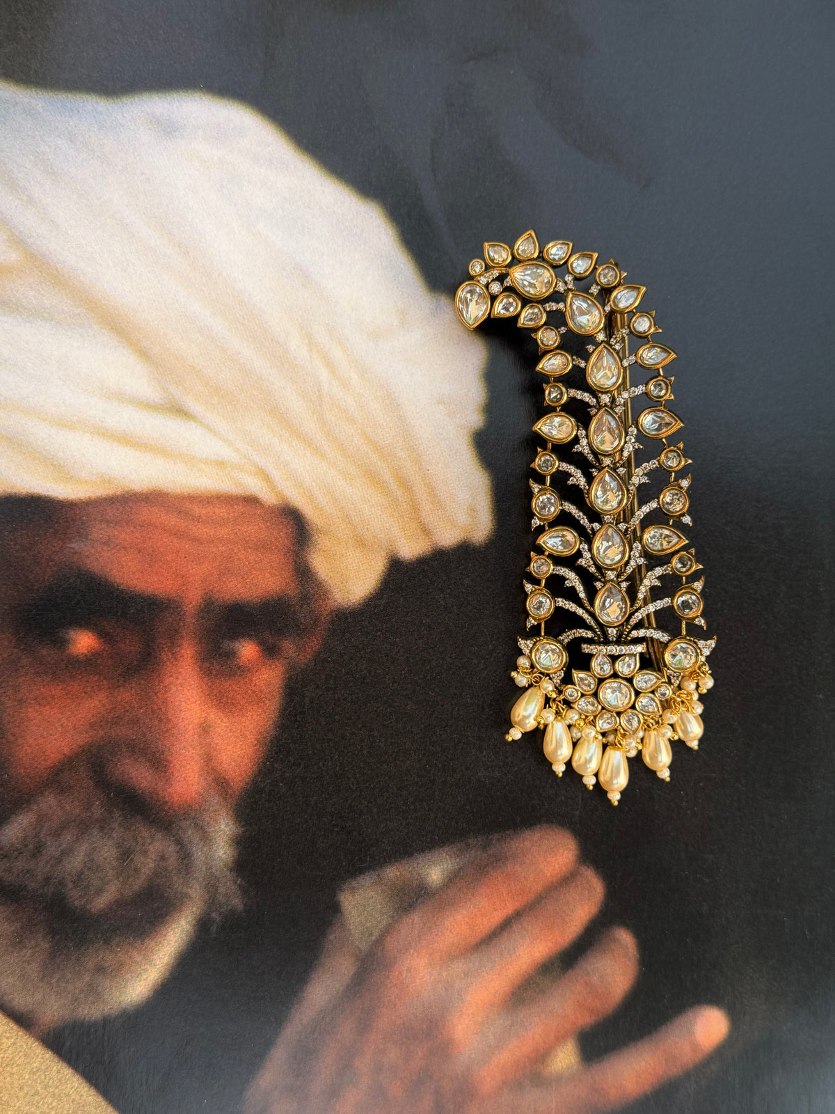 Rudraraj Polki Kalgi for Grooms