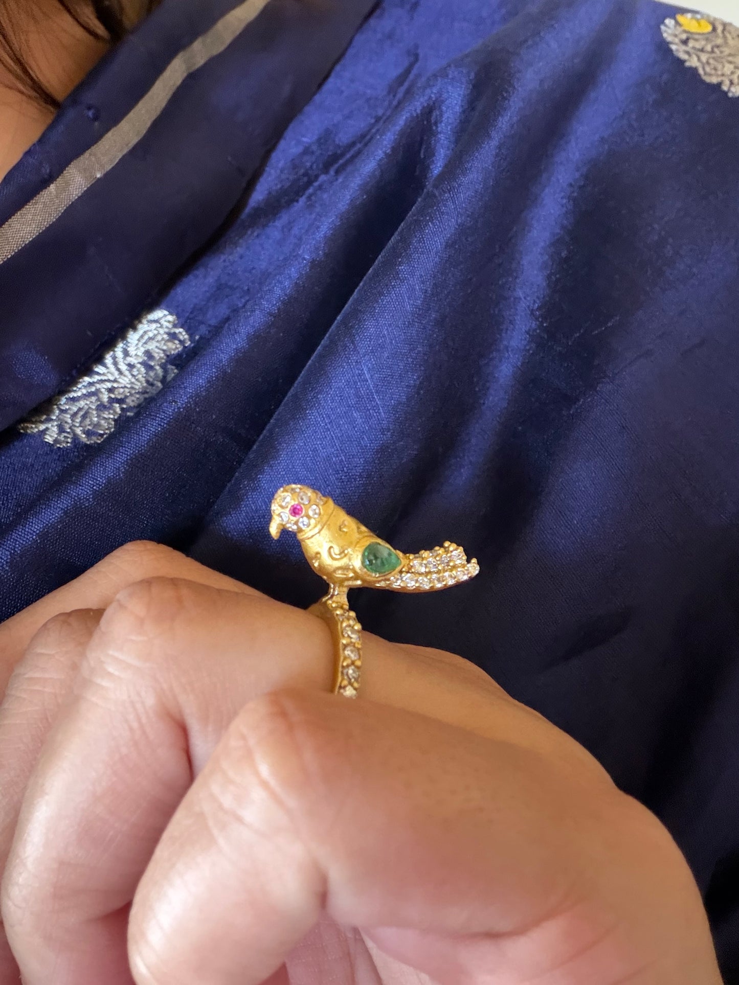 Legacy Designer Parrot Bird Ring for Women