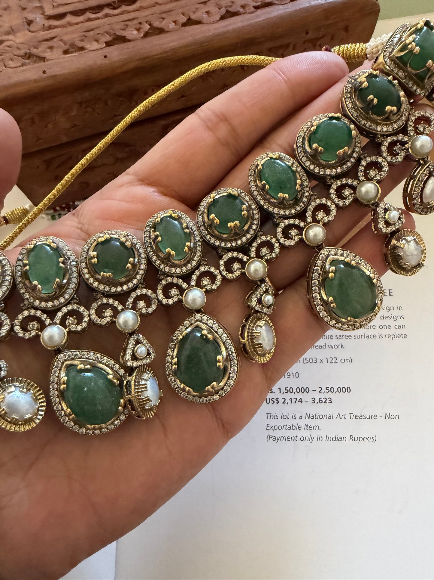 Narmada Onyx Necklace Set