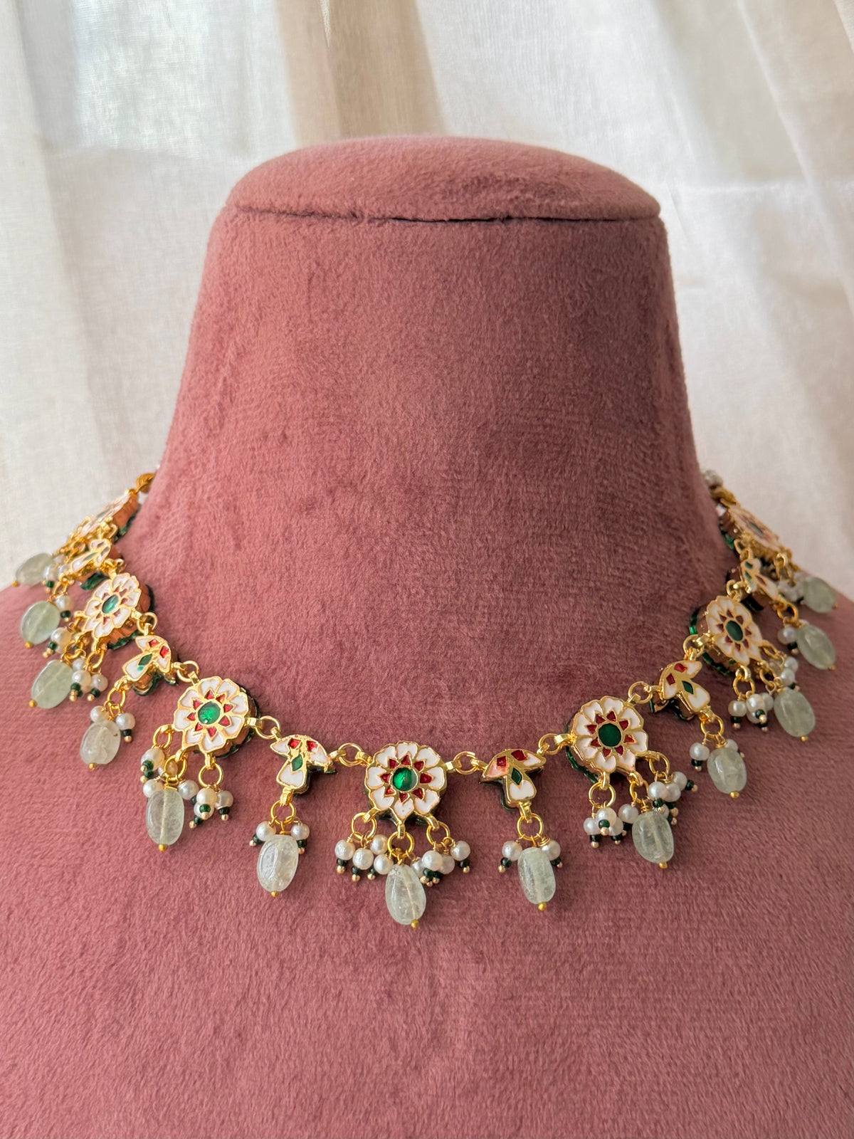 Matsya Kundan Necklace Set