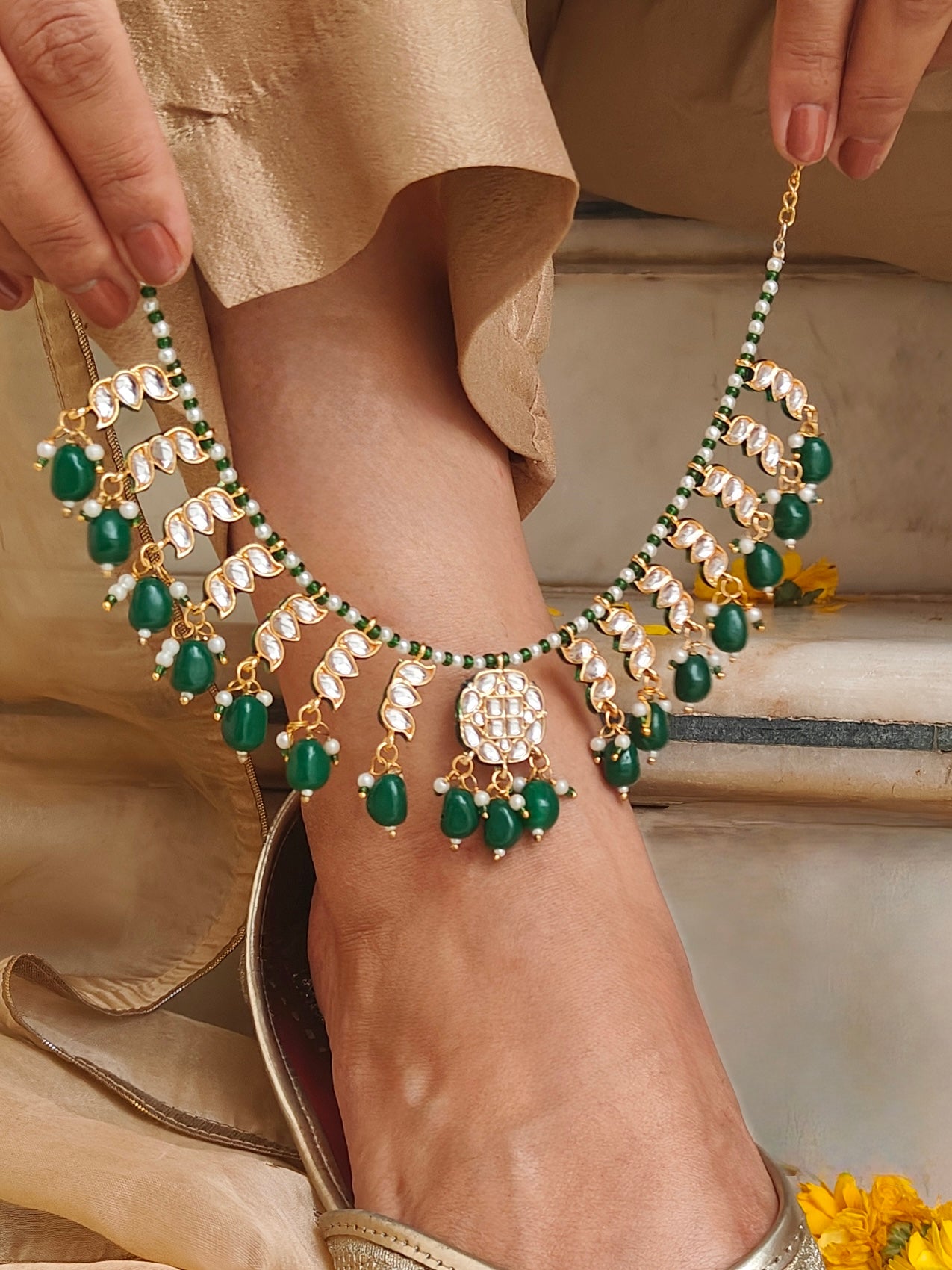 Kamal Kundan Green Payal