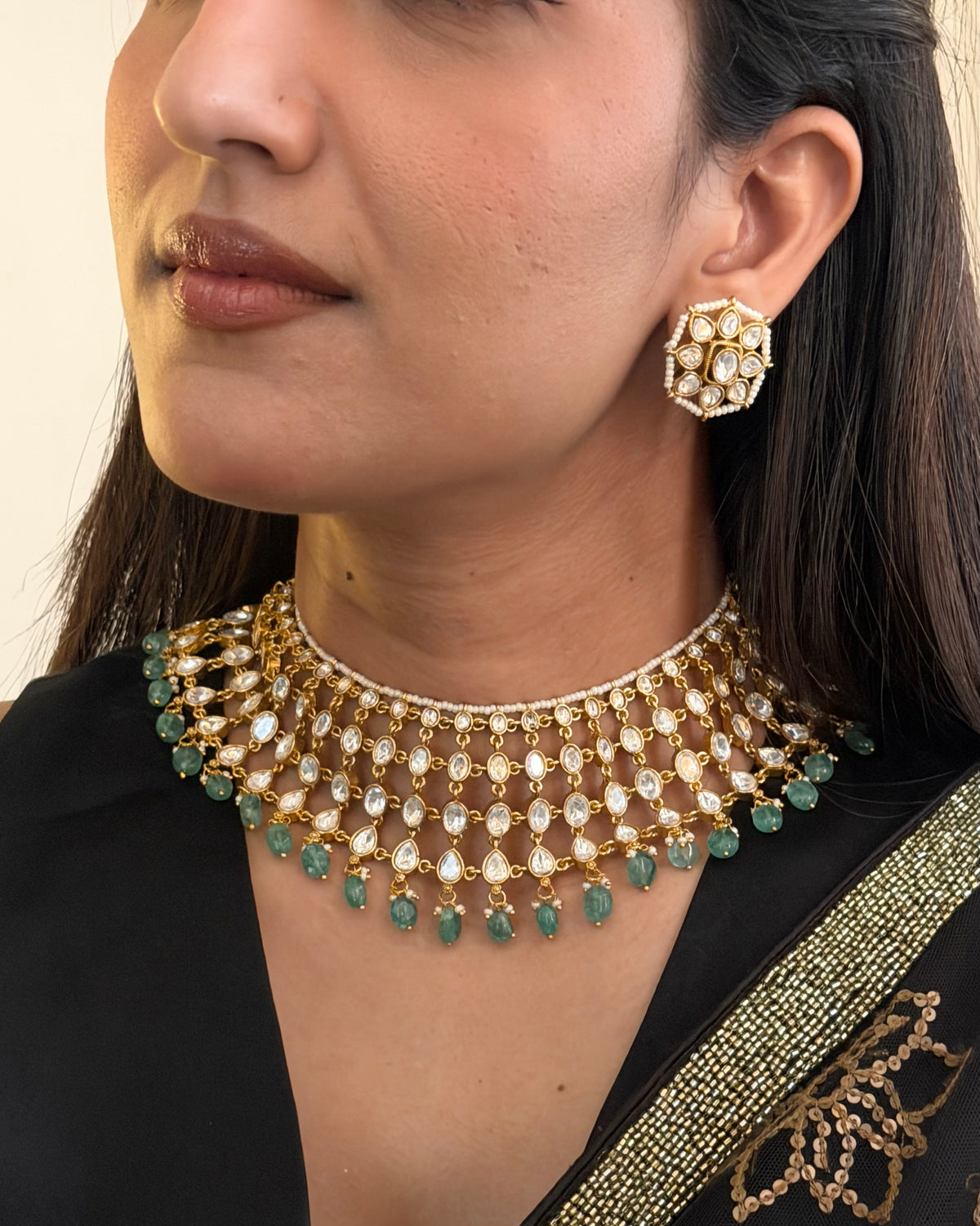 Raavla Polki Necklace Set