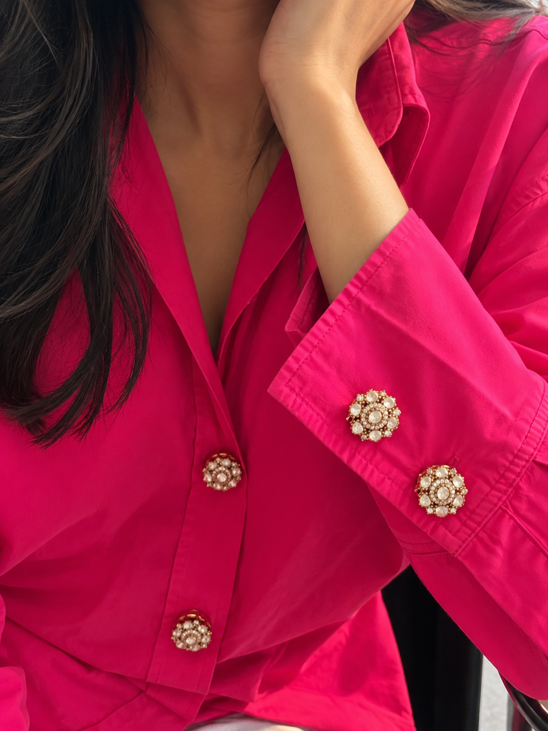 Mehira Shirt Buttons Covers- Set of 4