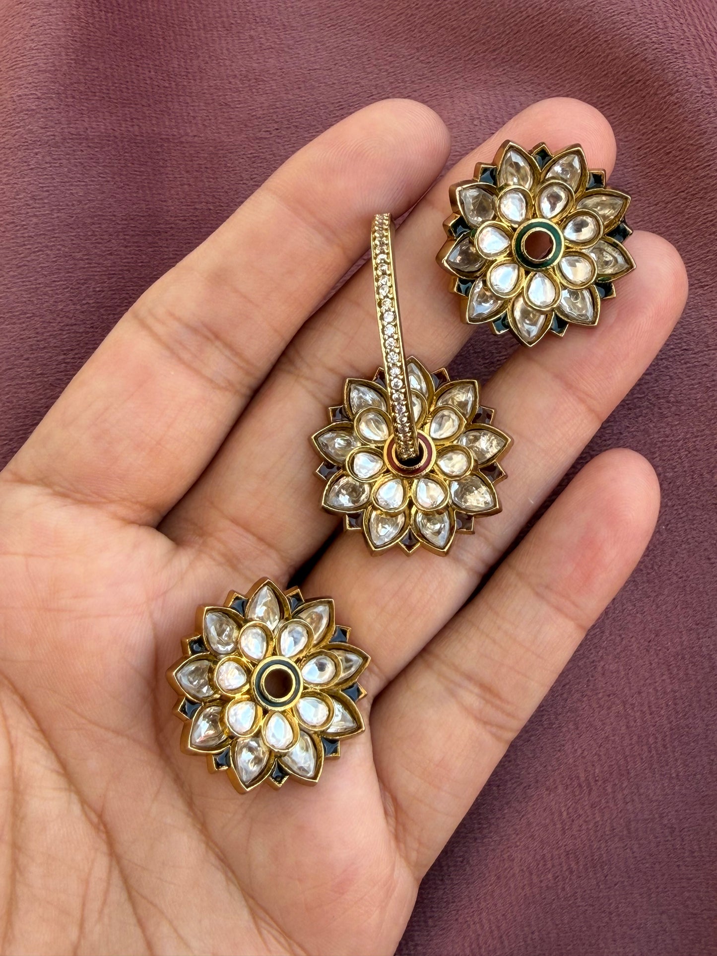 Kundanika Interchangeable Earrings
