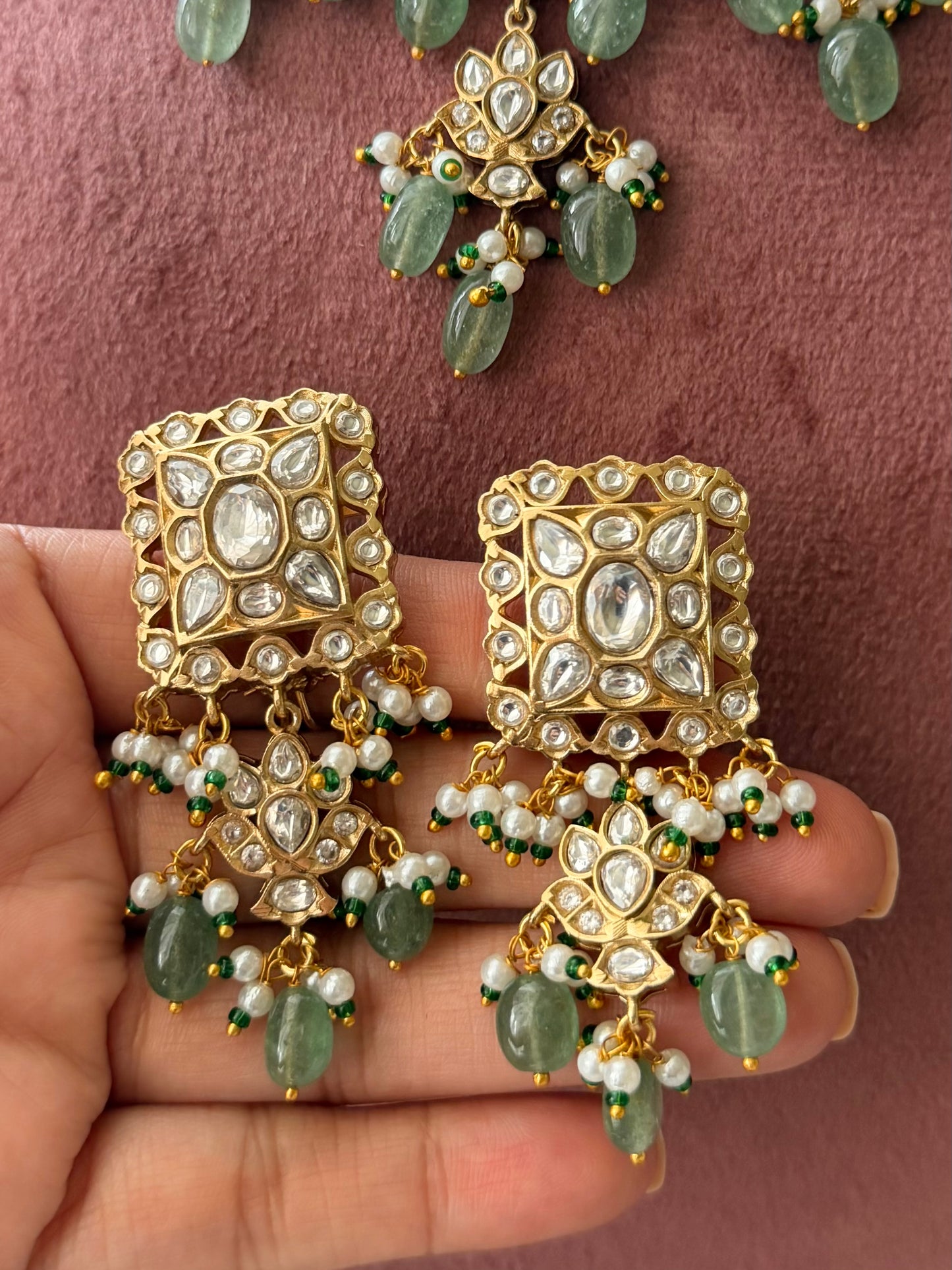 Vidhisha Kundan Polki Choker Necklace Set for Bridal and Festive Wear
