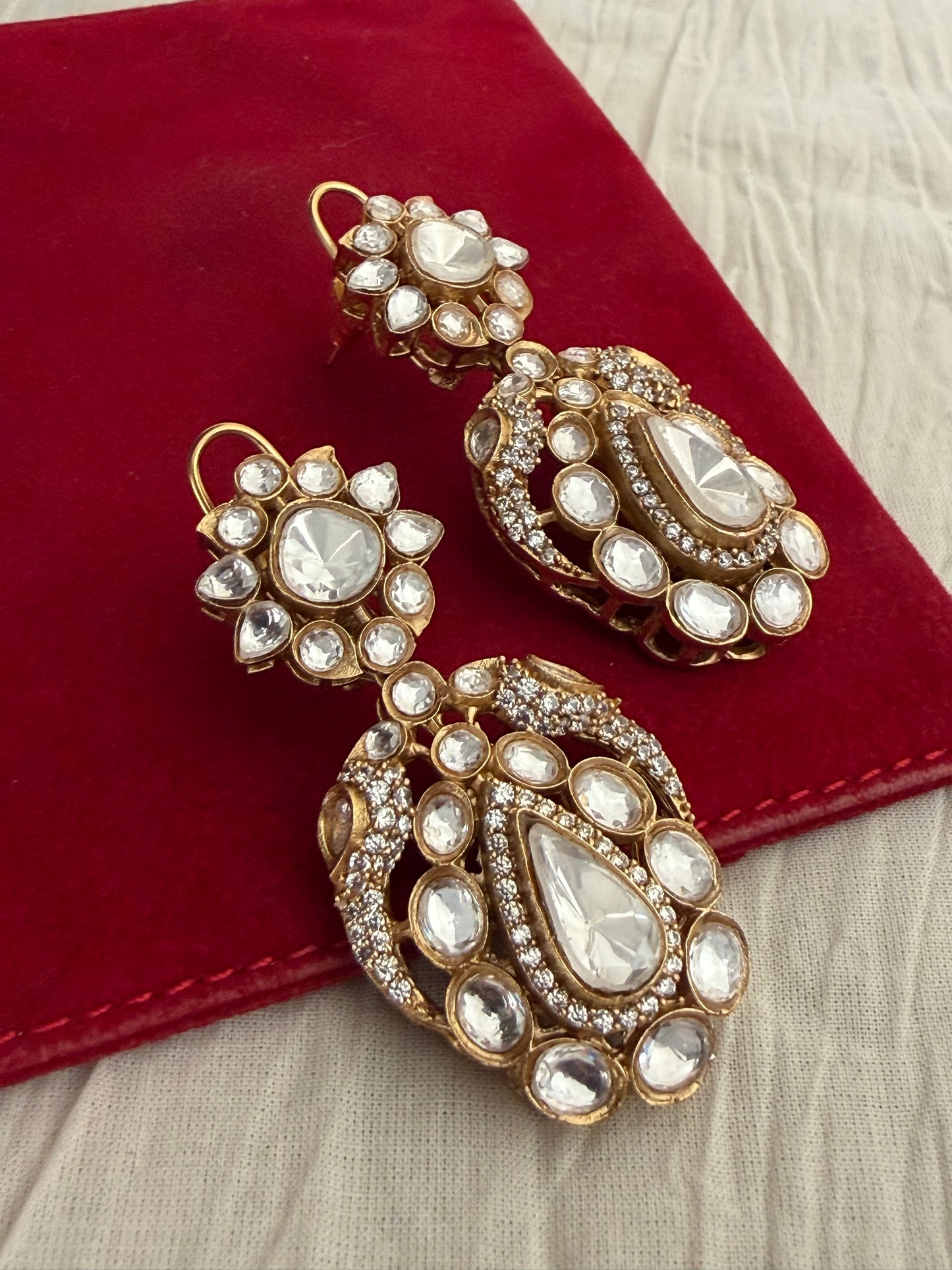 Mirian Bird Polki Earrings