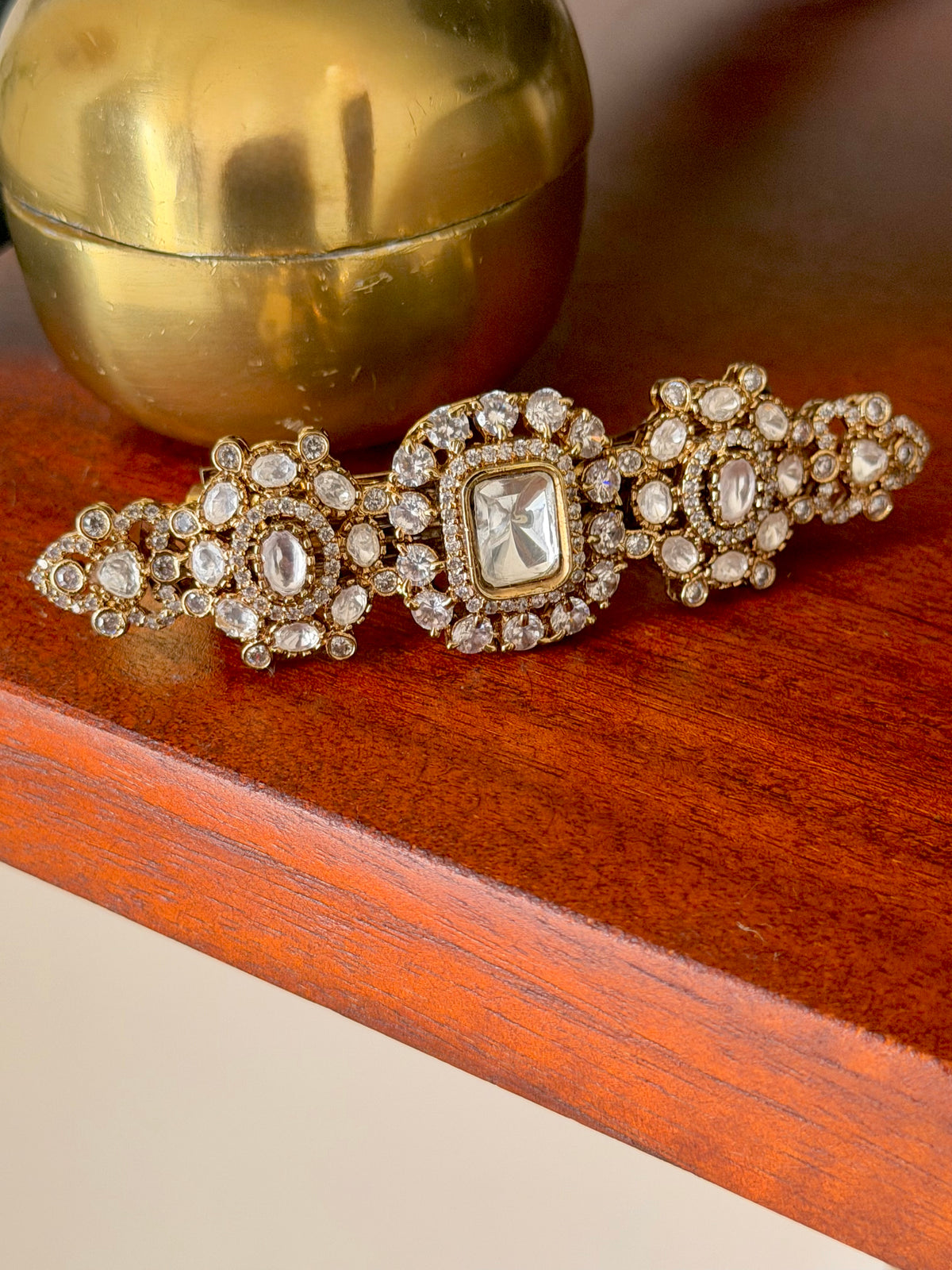 Manbhavan Polki Hairclip