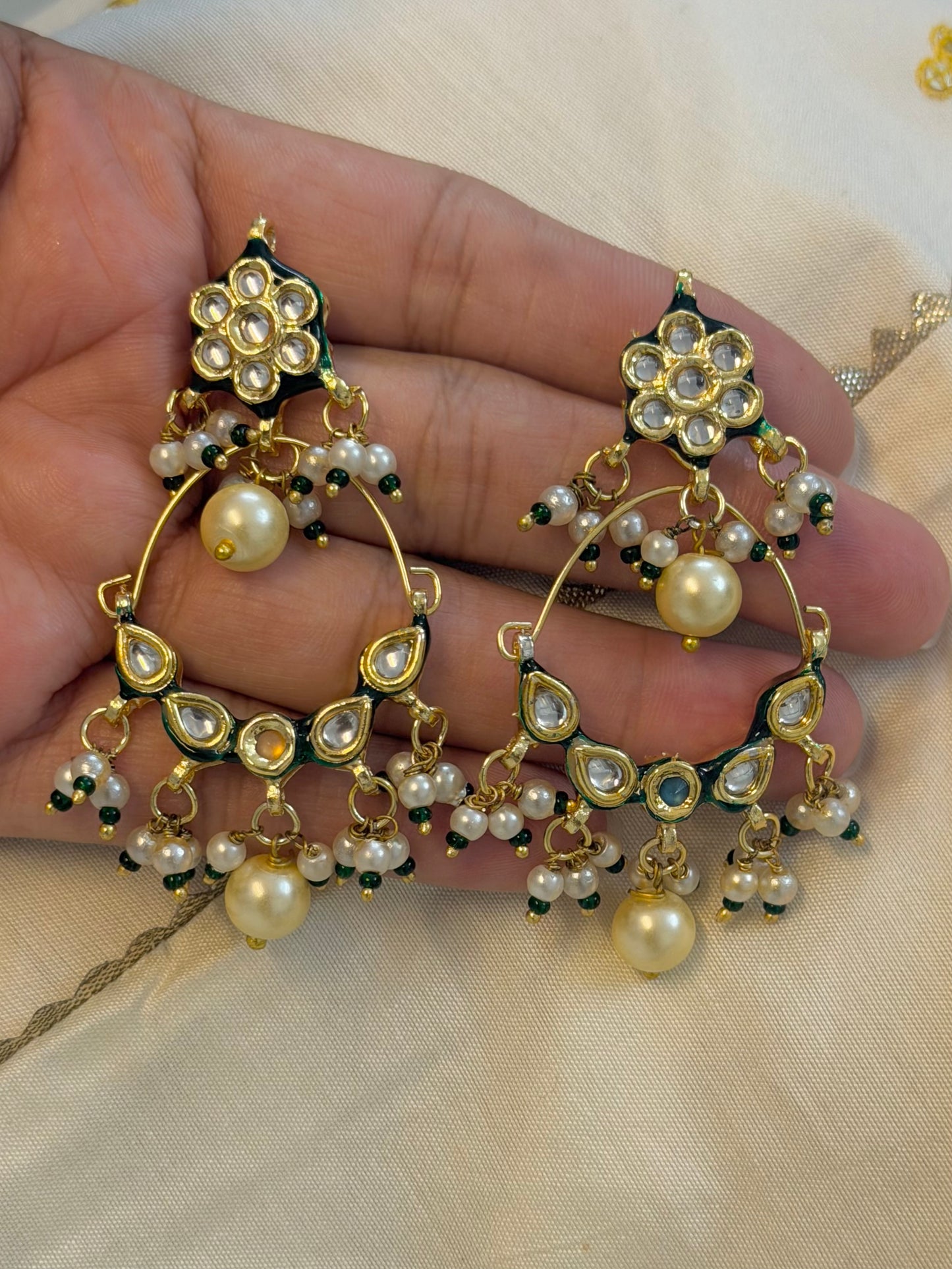Seema Kundan Chaandbaali Earrings