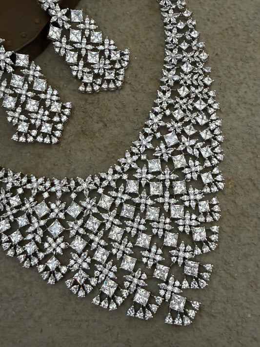 Diamond Garden Necklace Set