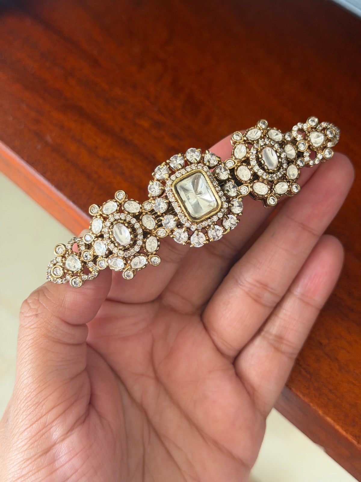Manbhavan Polki Hairclip