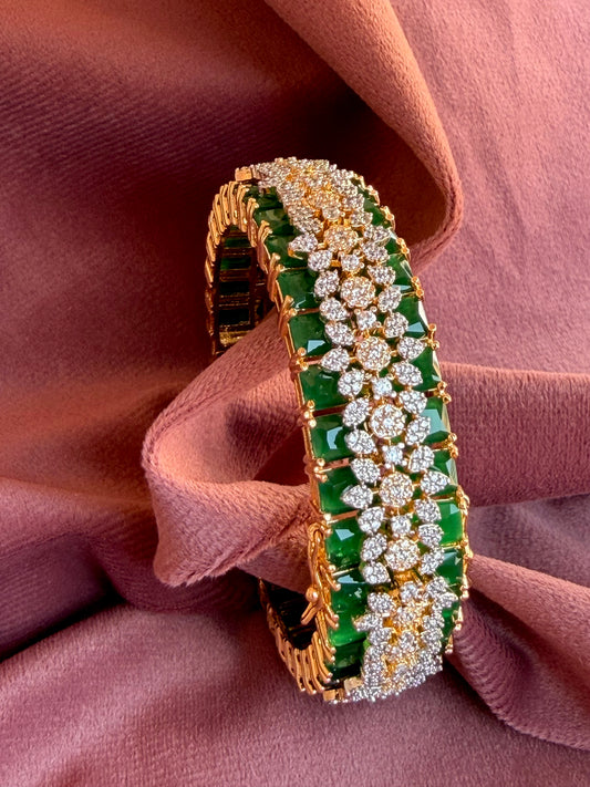 Green Melody Bangle