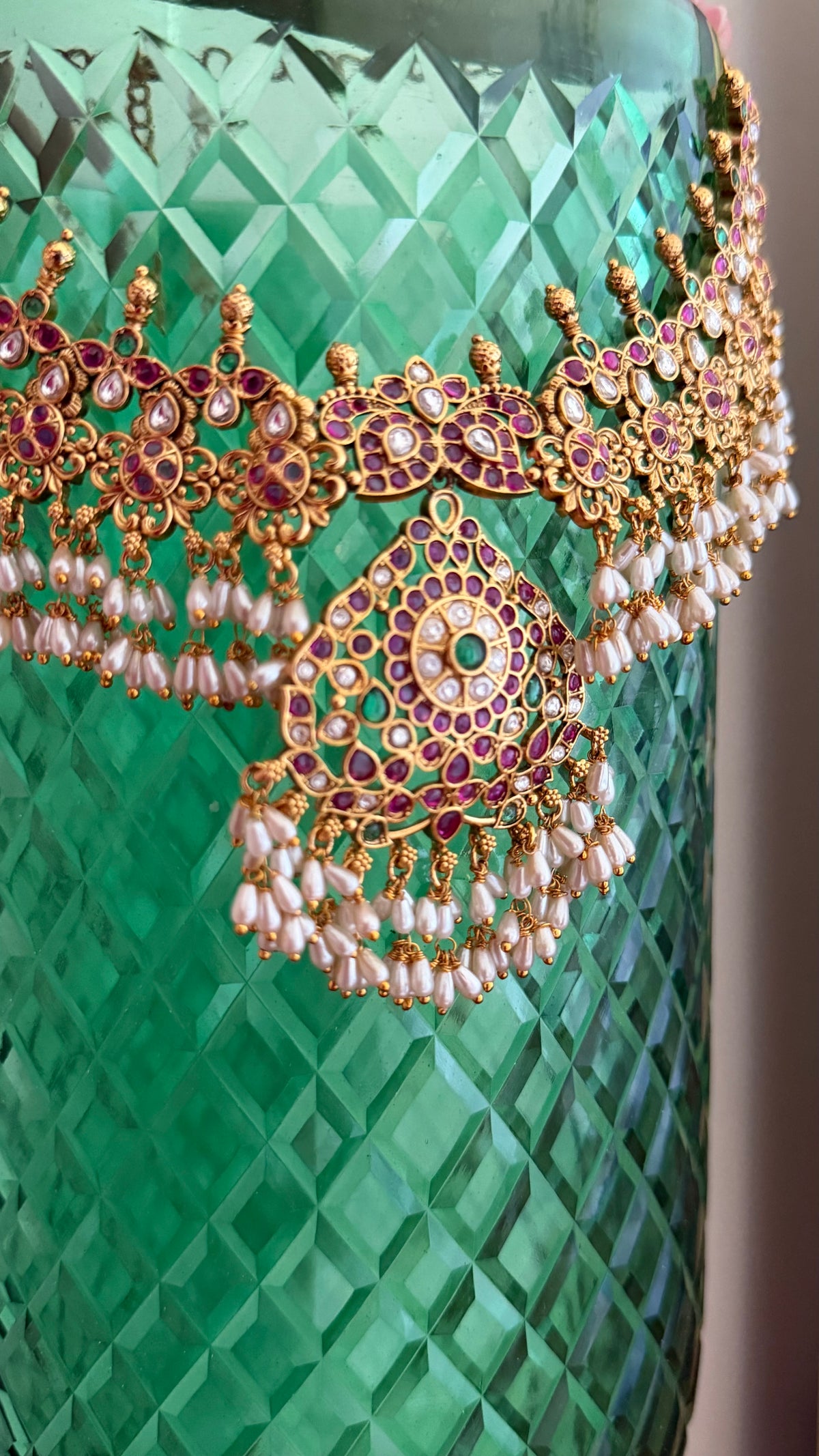 Rekha Temple Kemp Necklace Set