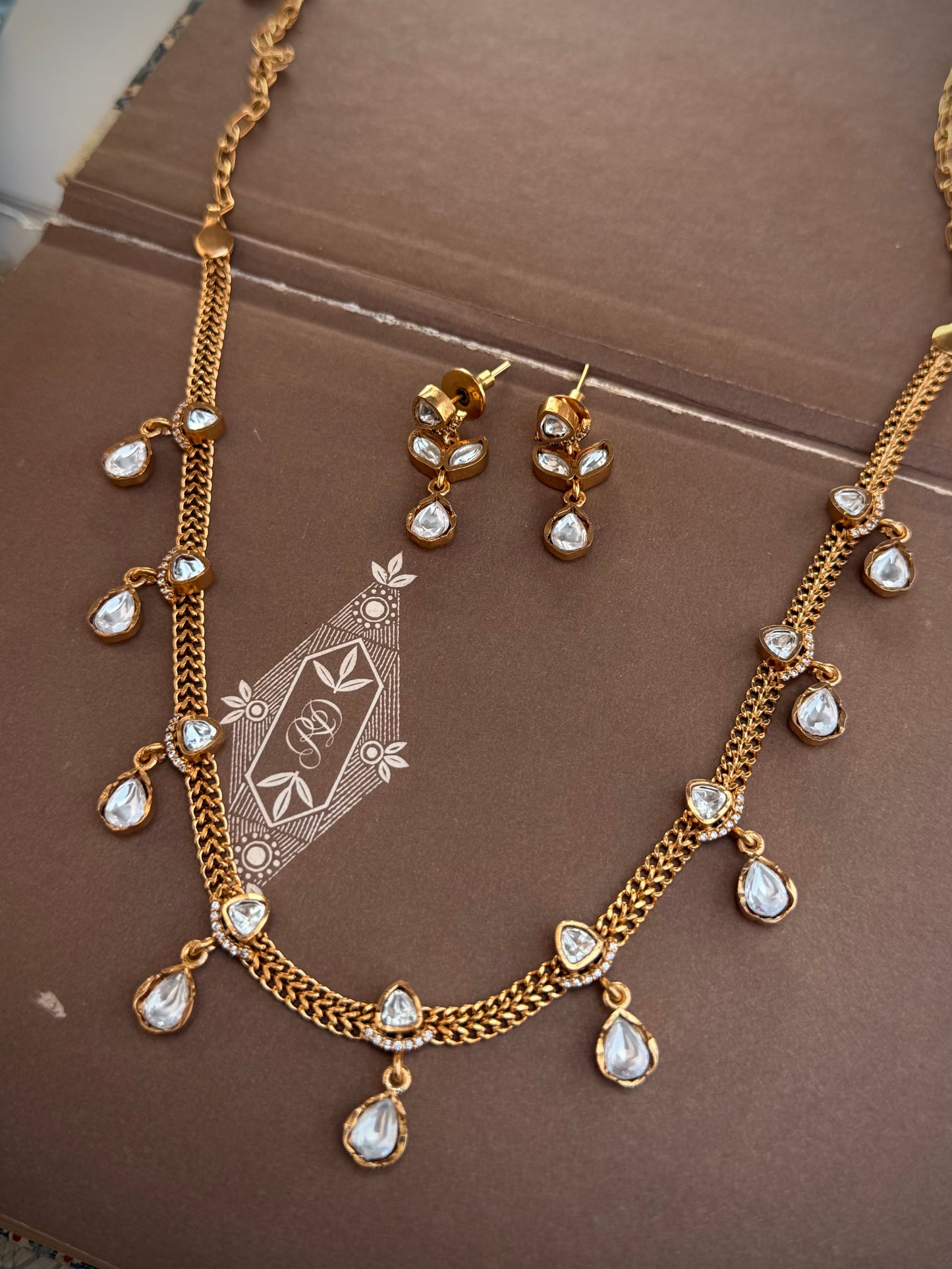 Gargi Polki Necklace Set