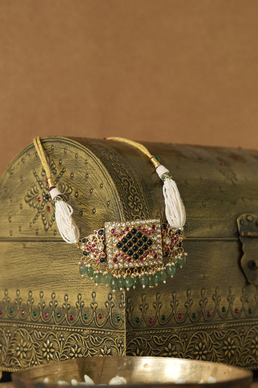 Pre Order – Kainaat Polki and Pearl Choker