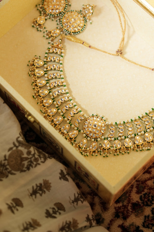 Savan Kundan Necklace Set