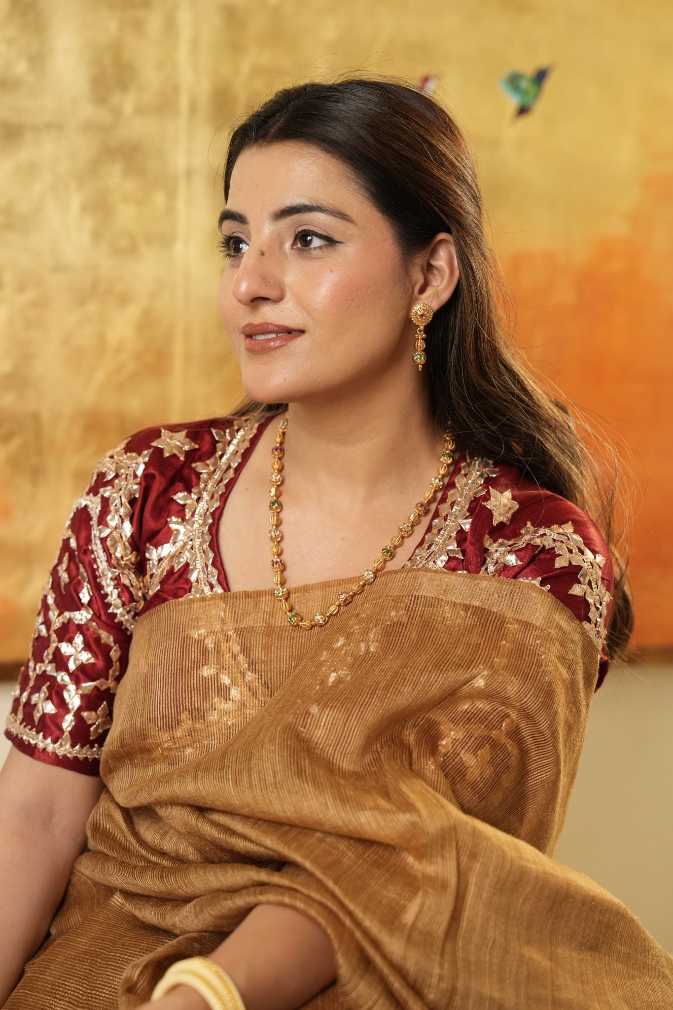 Nilima Multicolour Chain Necklace Set