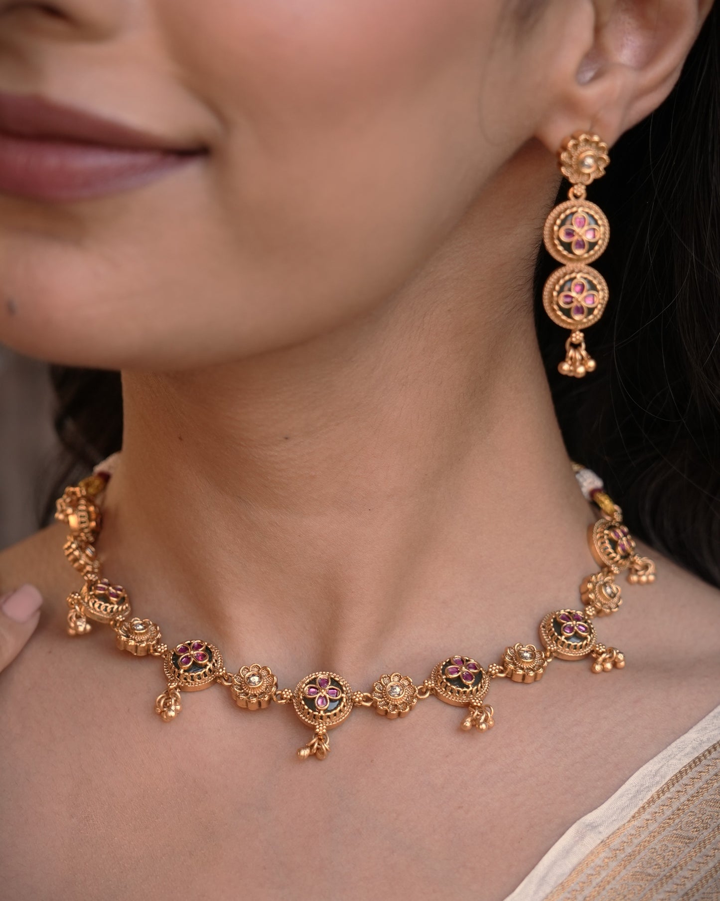 Nimrat Antique Necklace Set
