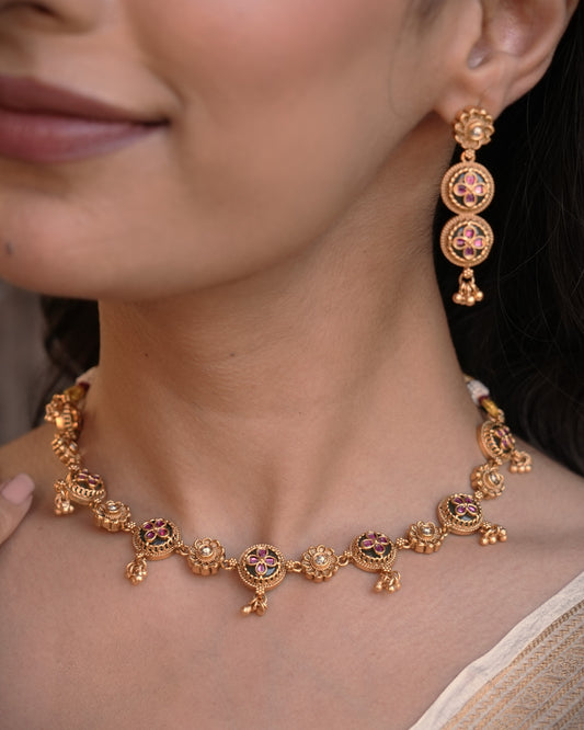 Nimrat Antique Necklace Set
