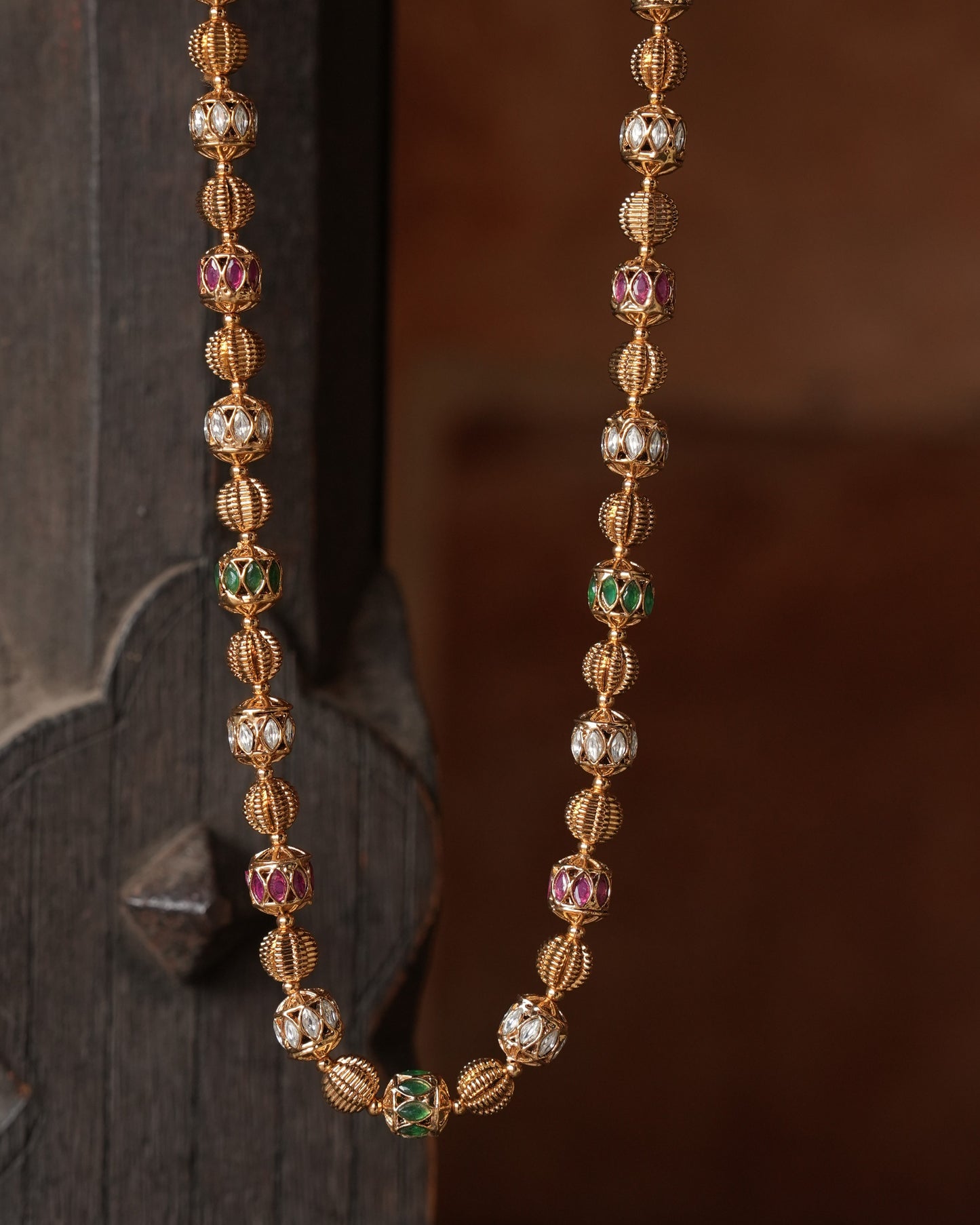 Nilima Multicolour Chain Necklace Set