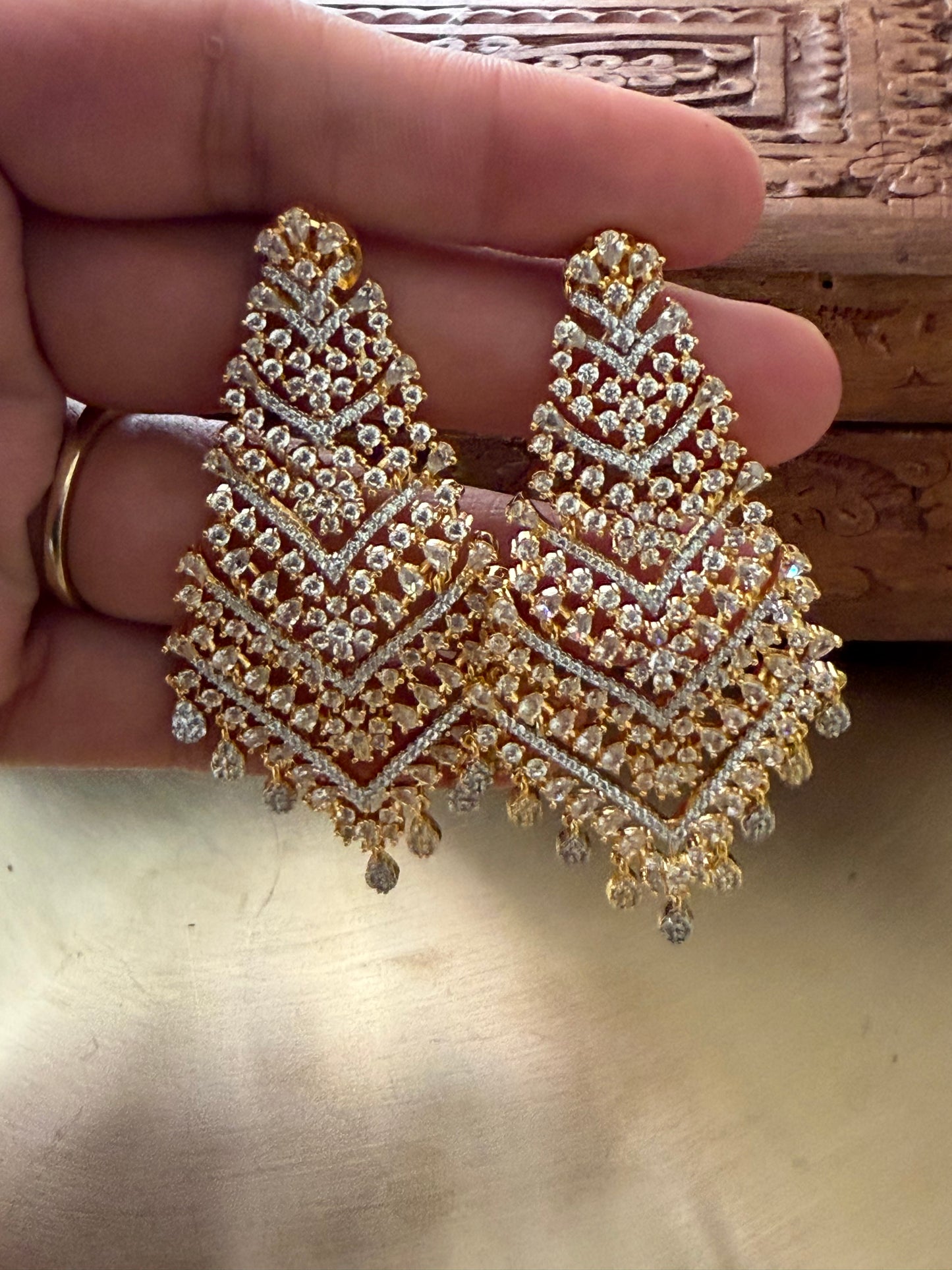 Siddhika Two Tone Earrings