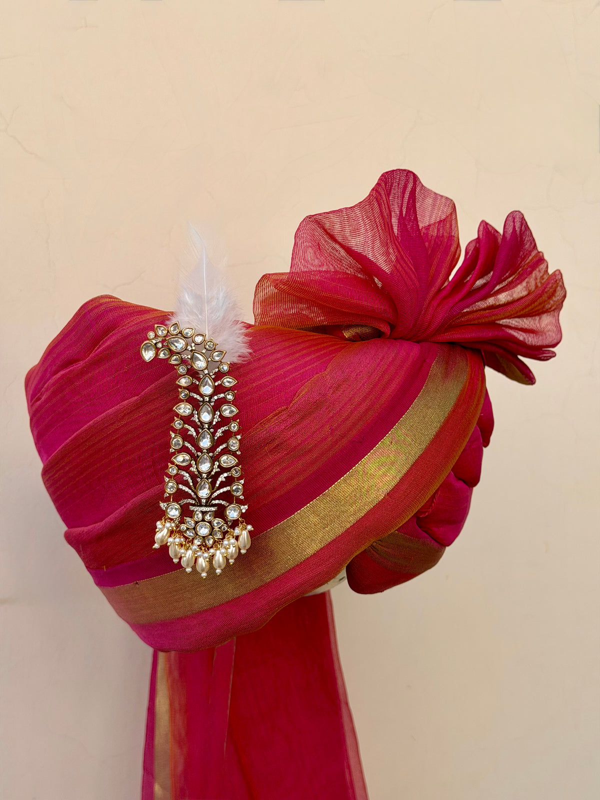 Rudraraj Polki Kalgi for Grooms