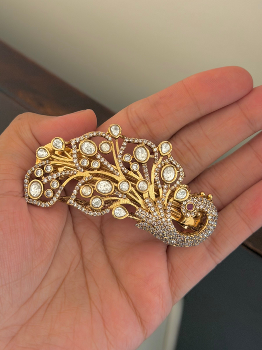 Mor Kundan Hairpin for Women