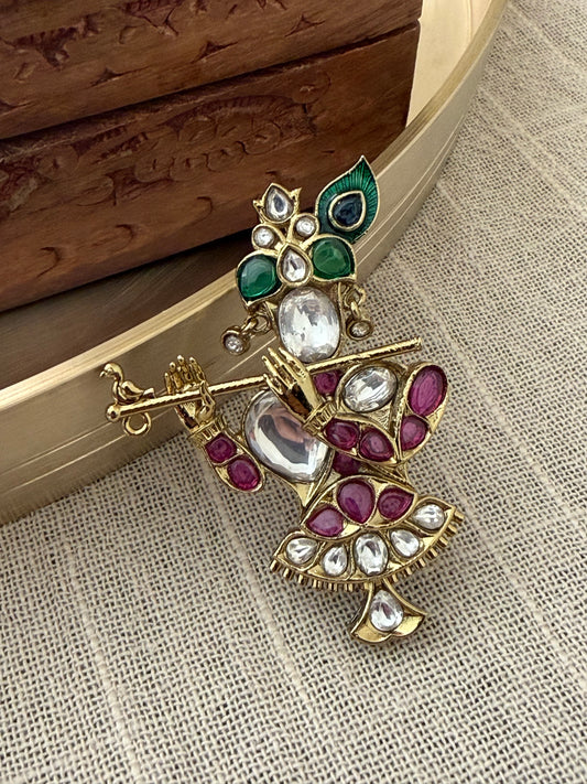Kanha Ji Brooch - Multi