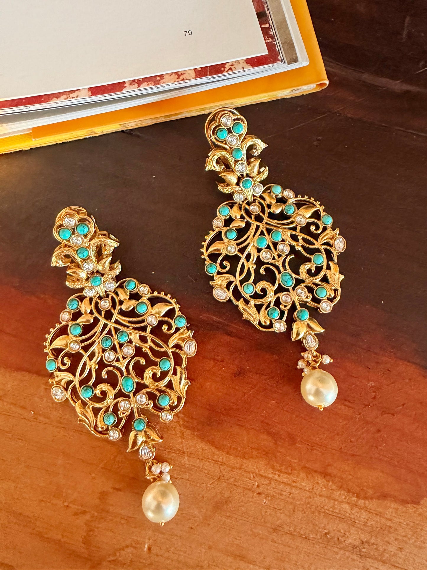 Kumud Turquoise Earrings