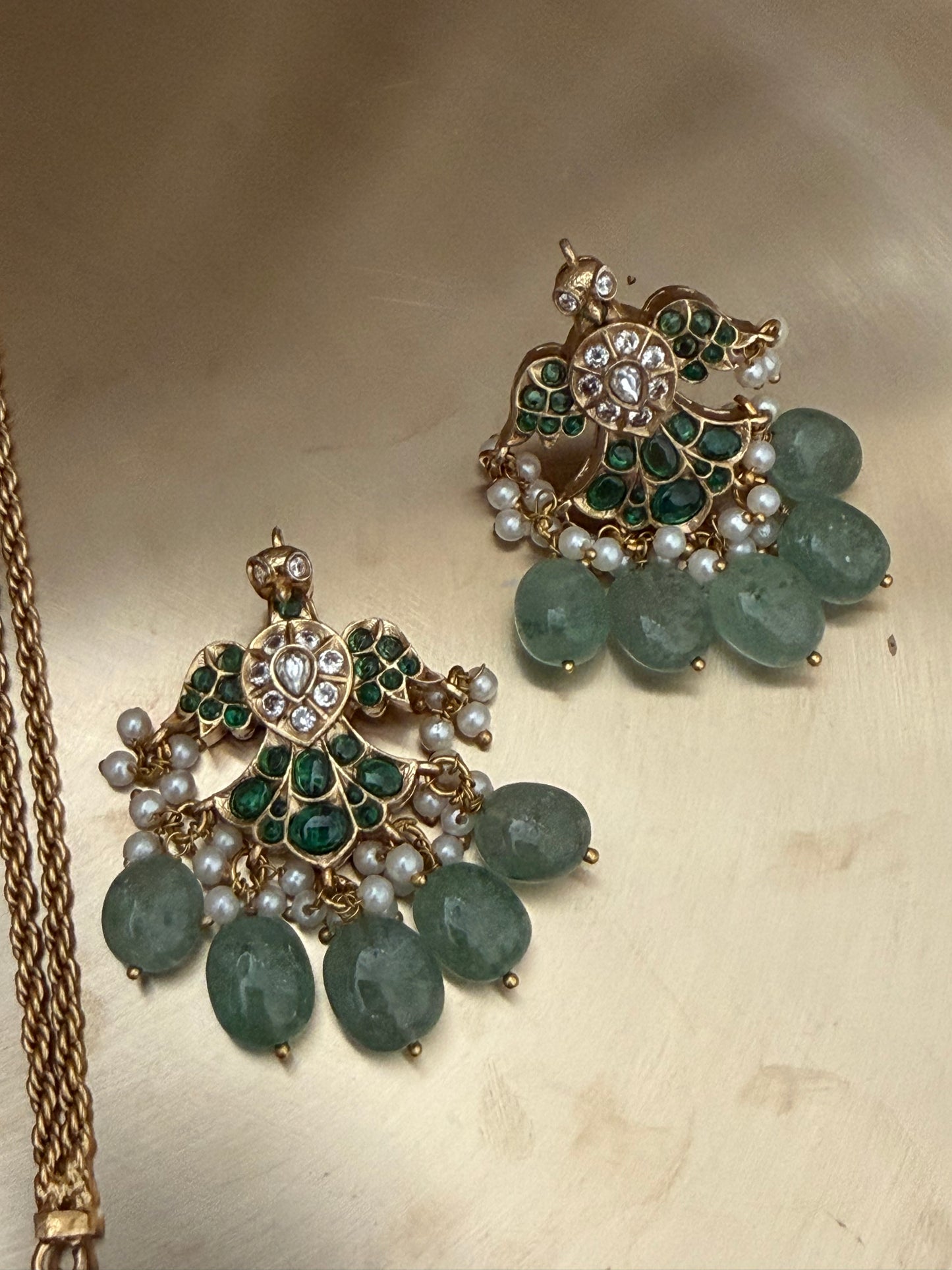 Bhoomi Bird Pendant Necklace Set