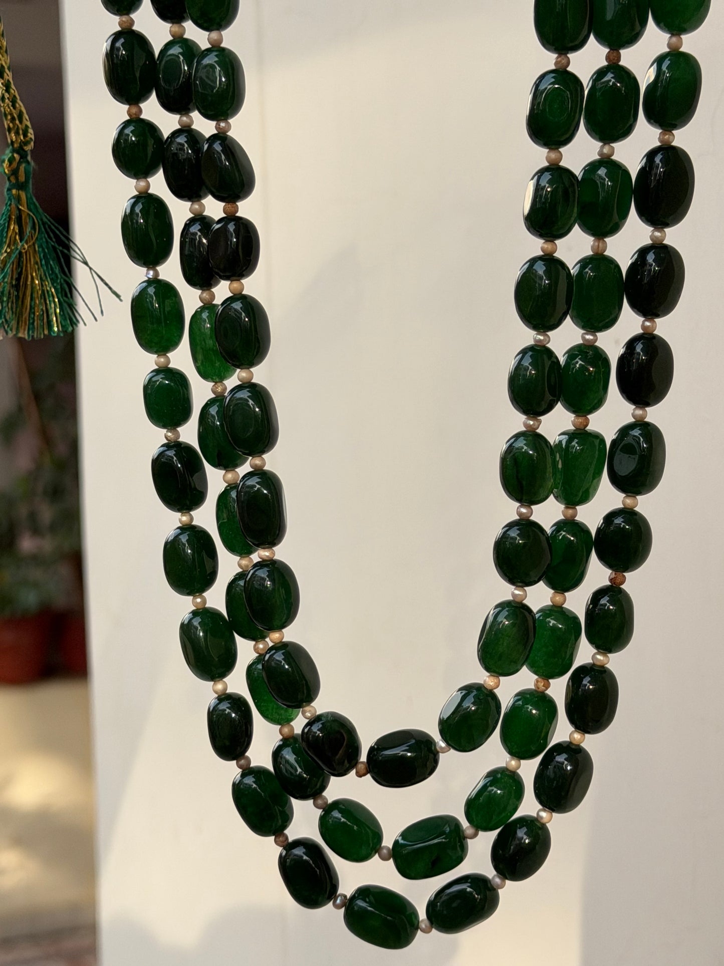 Prana Green Onyx Mala