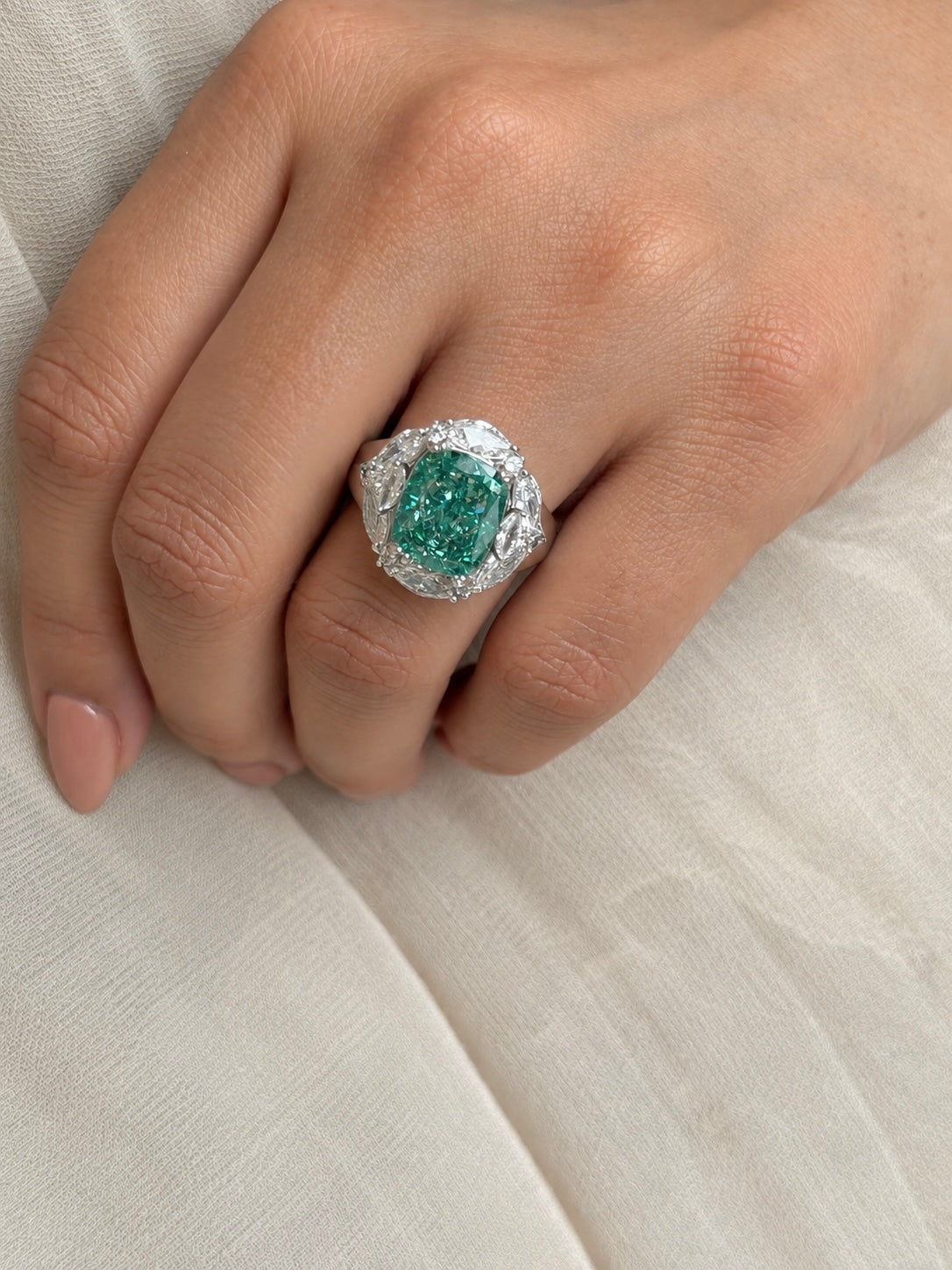 Quinn Diamond Regal Adjustable Ring