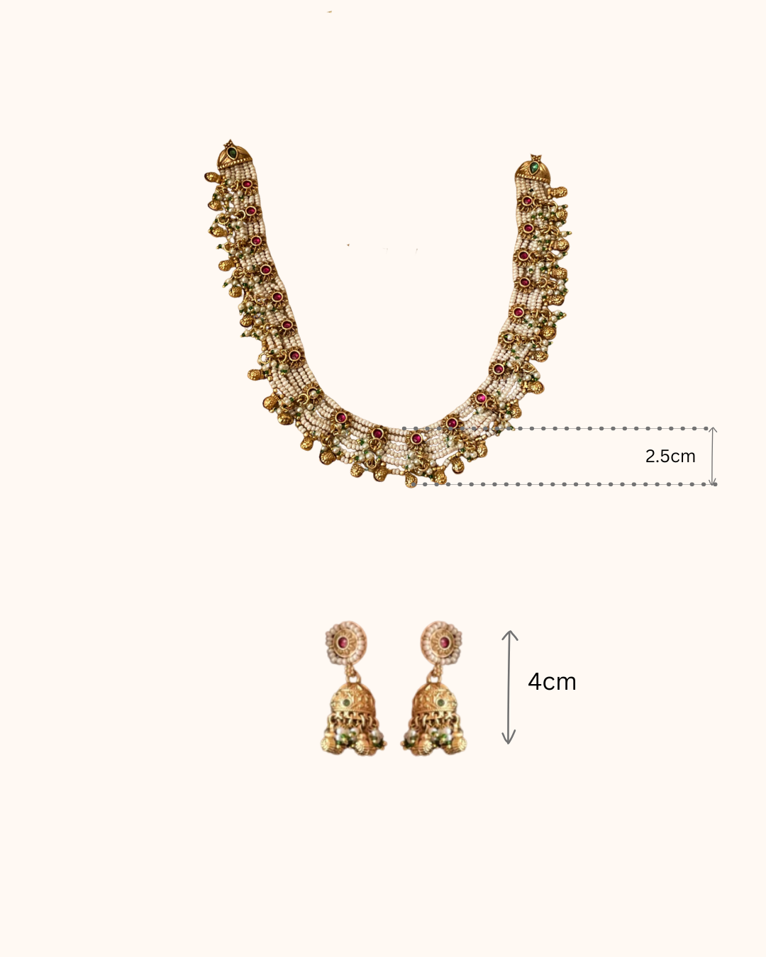 Grace Pearl Necklace Set