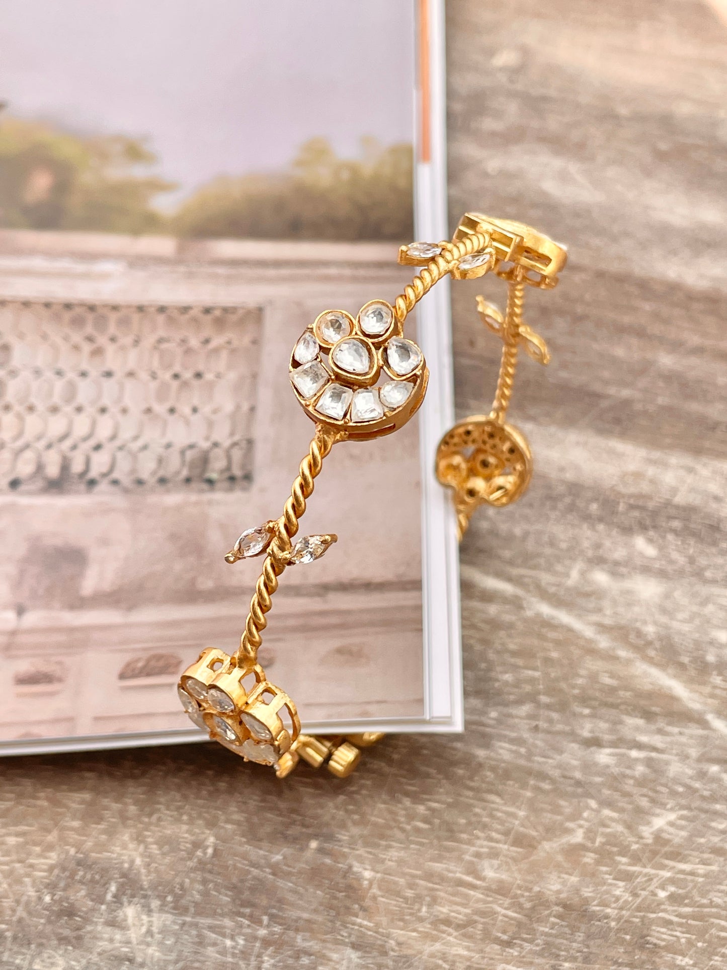Orlina Polki Bracelet White