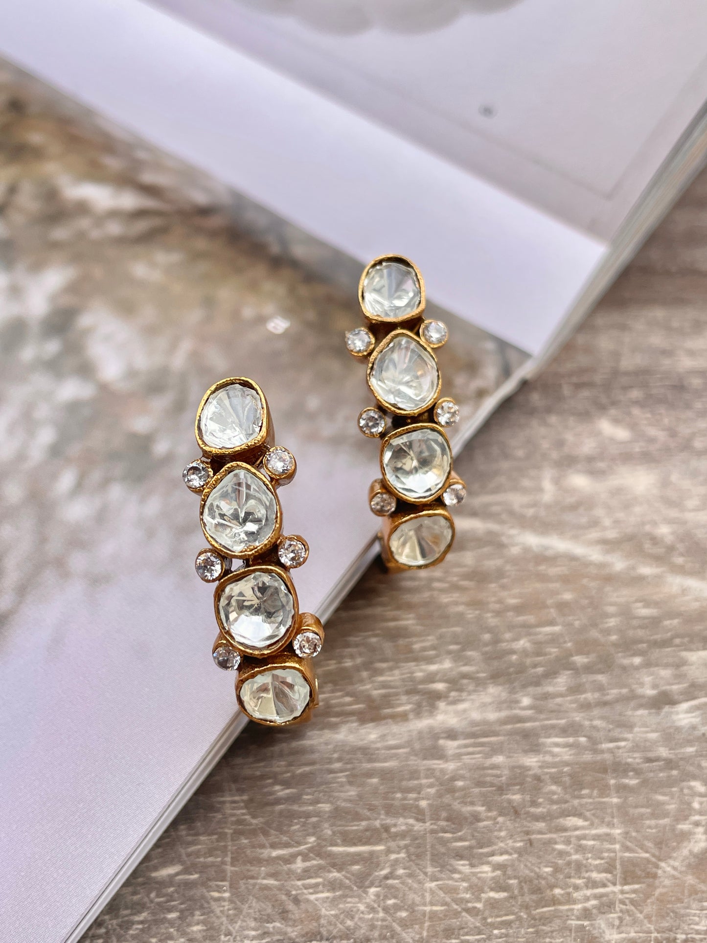 Lira Polki Earrings