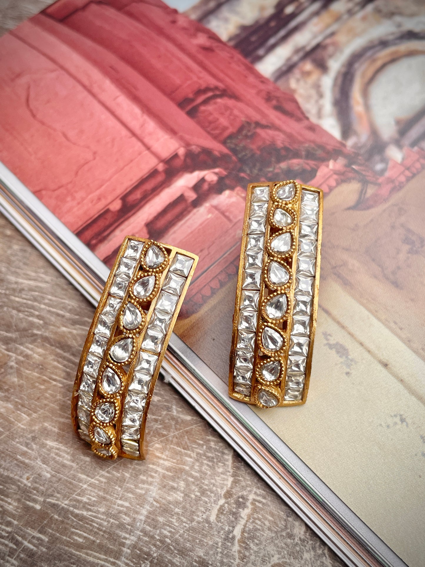 Avni Polki and Zircon Studs