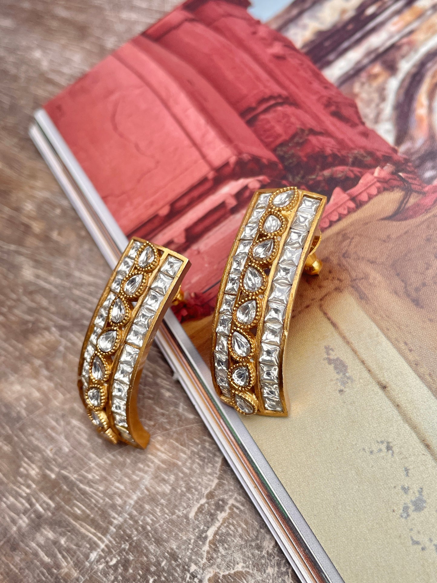 Avni Polki and Zircon Studs