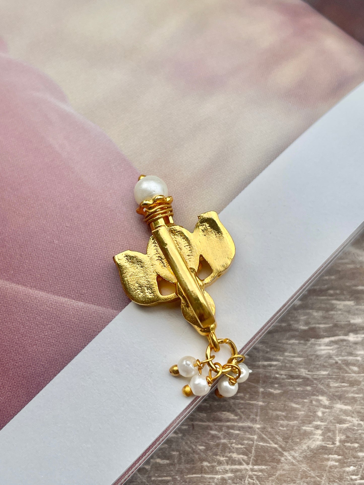 Vyoma Polki Nose Pin