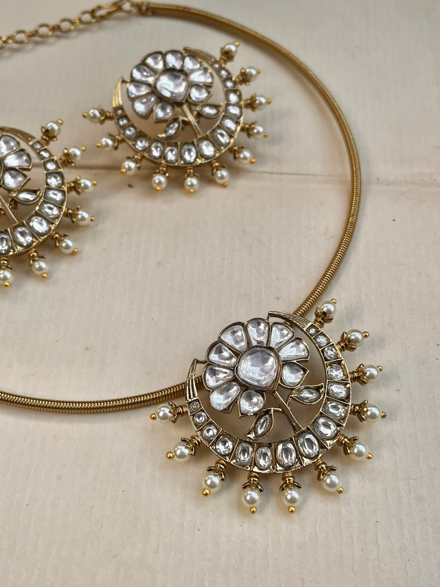 Padmakshi Polki Pearl Necklace