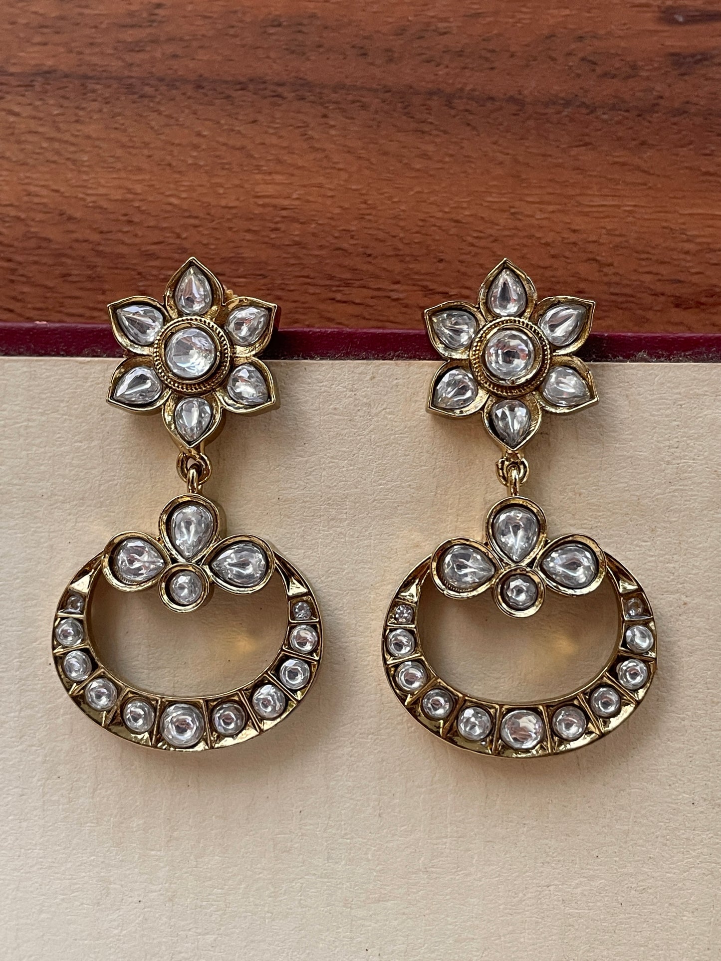 Nuri Polki Earrings