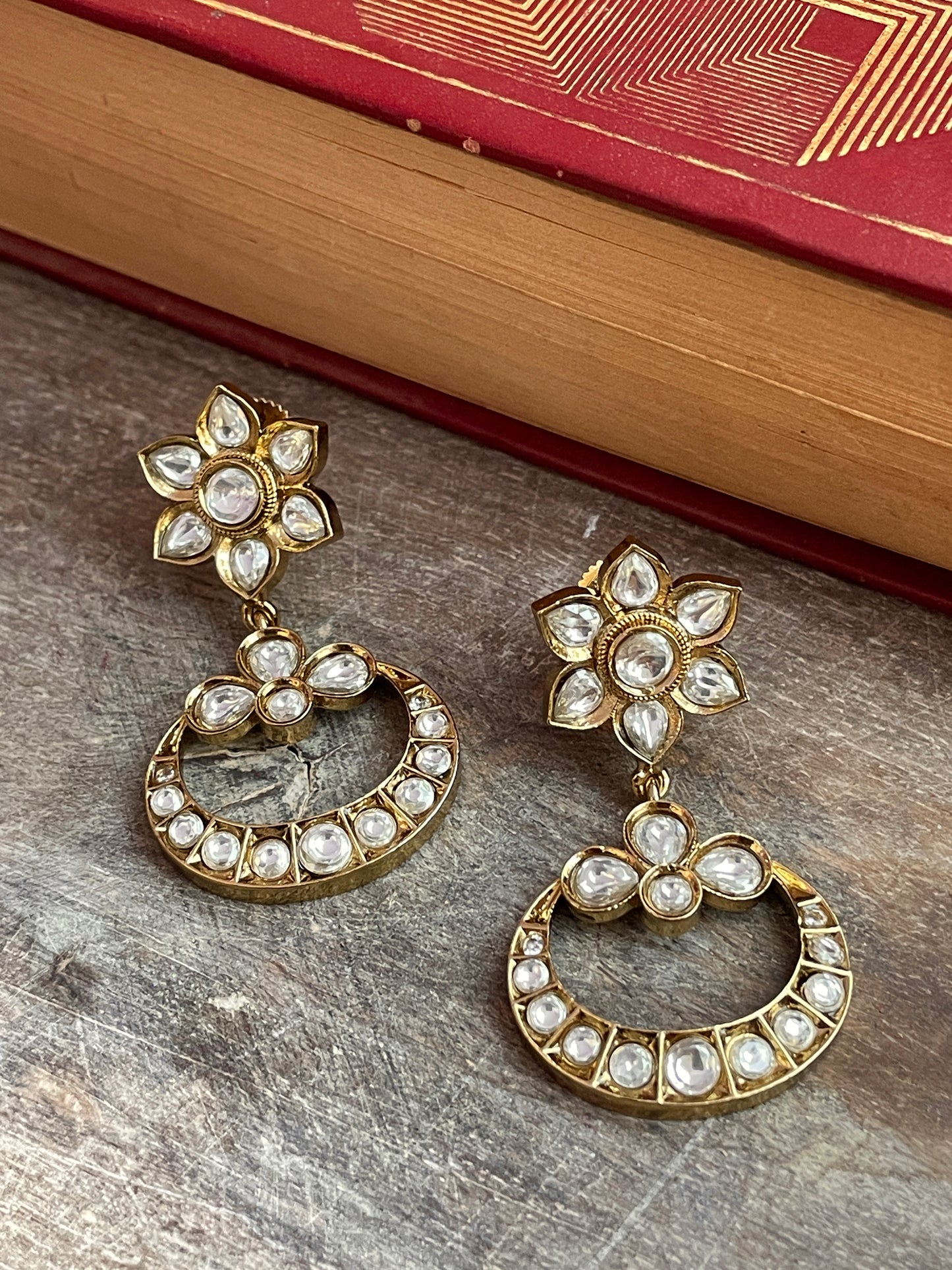 Nuri Polki Earrings