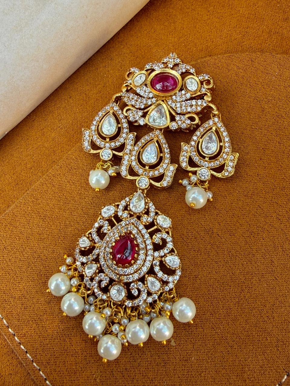 Rajkumar Ruby Brooch