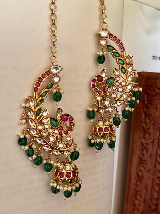 Sohni Polki Multi Stone Ear Cuff