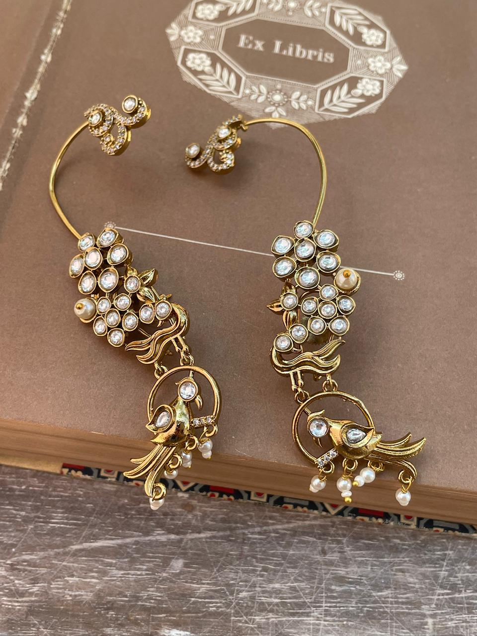 Lalita Polki Ear Cuffs